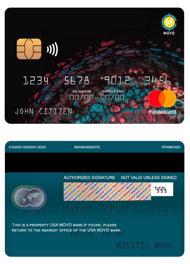 USA MOVO bank mastercard